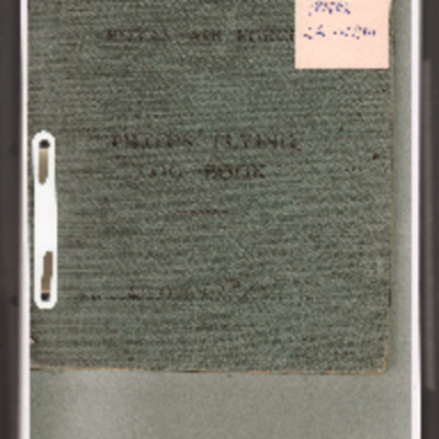 Peter Anthony Latham’s pilots flying log book